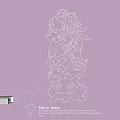 Neon Light Combination With Unique Stylized Cat And Animal Shapes Pink Light USB Rechargeable