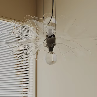 Modern chandelier 3d model