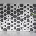 Geometric background wall Hexagonal background wall Honeycomb background wall Stereo background wall Modeling background wall Sand 3d model