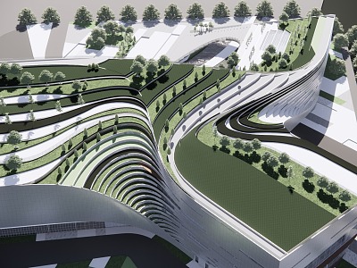 Museum Architecture Exhibition Hall Architecture Culture Hall Architecture 3d model