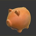 Piggy piggy bank piggy bank pig piggy bank porcelain piggy bank porcelain 3d model