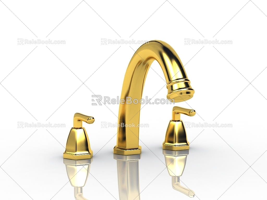 Modern faucet 3d model