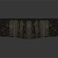 Black Decorative Home Living Product With Intricate Carved Patterns And Classic Design