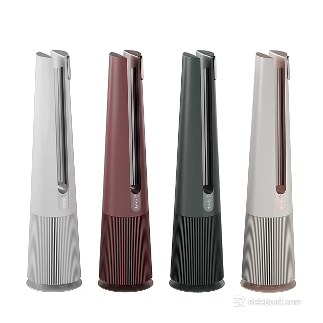 Air Conditioner Fans With Multiple Color Designs 3d model 