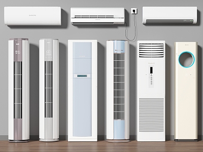 Modern air conditioner vertical air conditioner hanging air conditioner inverter air conditioner cabinet air conditioner hanging machine 3d model