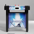 Fun Indoor Ice Hockey Table With Playfield Colorful Graphics And Sturdy Legs