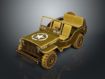 Bulletproof Car Armed Jeep Armed Car Armed Bulletproof Car Military Jeep Off-road Jeep Humvee 3d model