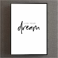 Just Be You Artistic Wall Decor With Stylish Typography Design