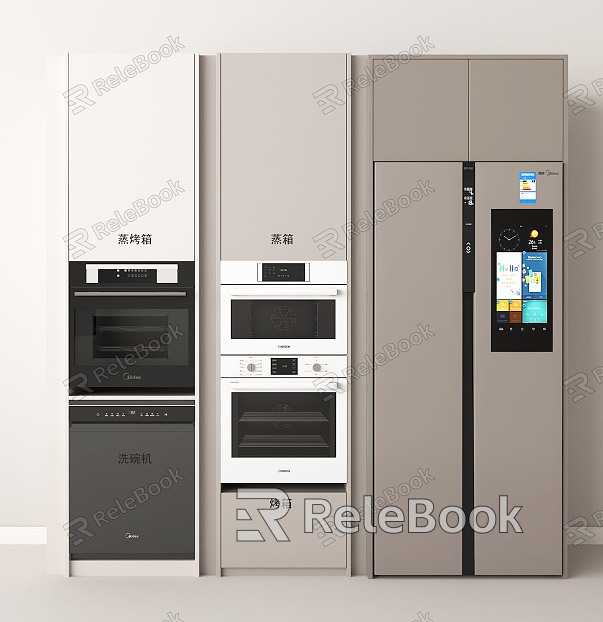 Refrigerator Modern Refrigerator Double Door Refrigerator Oven Refrigerator Cabinet model