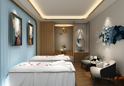 New Chinese Spa 3d model