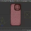 Modern Silver Smartphone Rear Design With Triple Camera And Logo