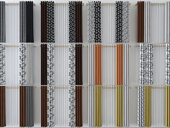 Curtains 3d model