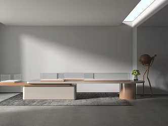 Modern display cabinet display counter 3d model