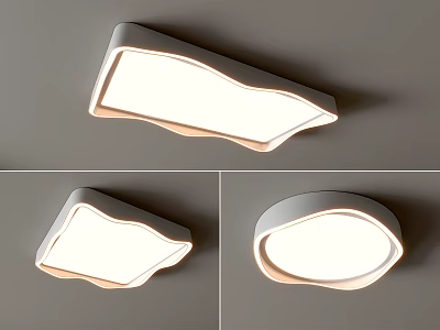 Modern Ceiling Light Designs With Unique Shapes And Soft Illumination For Home Decor 3d model