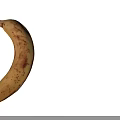 Two Ripe Bananas With Brown Spots On Yellow Peel For Daily Nutrition