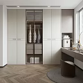 Modern Cloakroom Open Cloakroom 3d model