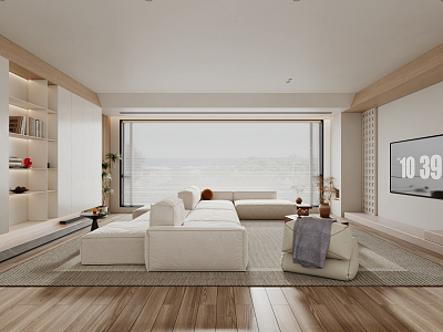 modern living room model