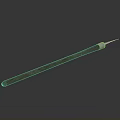Elegant Traditional Weapon With Smooth Wooden Handle And Sleek Metal Tip Showcasing Fine Craftsmanship