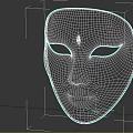 Stylish Metallic Decorative Mask For Fashion Accessories With Intricate Patterns And Elegant Facial Contour