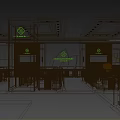 Elegant Modern Jewelry Store Interior With Glass Display Cases Golden Counters And Chandelier Lighting