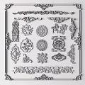 European-style carved plaster lines 3d model