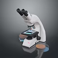 Household Binocular Microscope With Glass Slides And Stable Base For Home Use