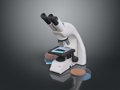 Microscope Magnifier Experimental Equipment Physical Equipment Chemical Observation Equipment Inspection Equipment Science Fiction Equipment 3d model