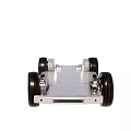 Smart Machine Silver Chassis With Black Wheels And Modern Intelligent Structure 3d model