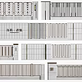 Modern Building Exterior Wall Designs With Grille Patterns Tile Textures And Stripe Details