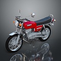 Motorcycle Two-wheeled Motorcycle Cross-country Motorcycle Road Race Motorcycle Motor Vehicle Transport 3d model