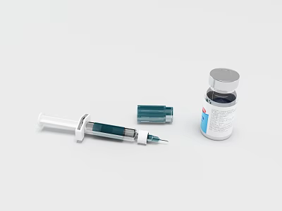 Reliable Medical Devices Syringe Vial And Ampoule For Injection And Healthcare Needs 3d model