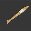 modern snake cobra venomous snake python 3d model