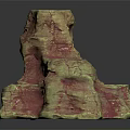 Hand Carved Wooden Stone Sculpture With Natural Rough Texture And Irregular Shape