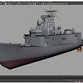 US Perry Class Frigate Success Class Frigate Frigate Warship 3d model