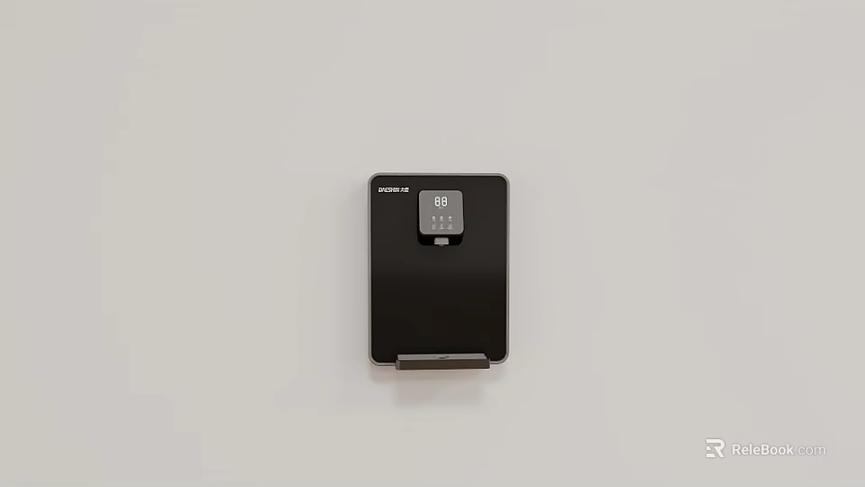 Smart Machine Somfy RF Wireless Control Device With Black Design For Home Automation 3d model 