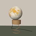 Light Luxury Table Lamp Table Lamp Moon Lamp 3d model