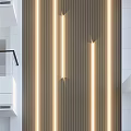 Modern Front Desk Reception Area With Spacious Lobby High Ceiling Glass Railings And Natural Light