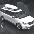 White SUV With Modern Design Roof Box Large Alloy Wheels And Sleek Exterior