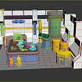 Sci-fi Items Sci-fi Components High-tech Components Sci-fi Equipment Sci-fi Scene Sci-fi Environment Game Scene 3d model
