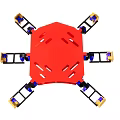 Spider robot 3d model