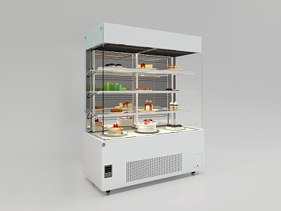 Modern Cake Cabinet Vertical Open Cabinet model