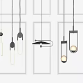 Modern chandelier 3d model