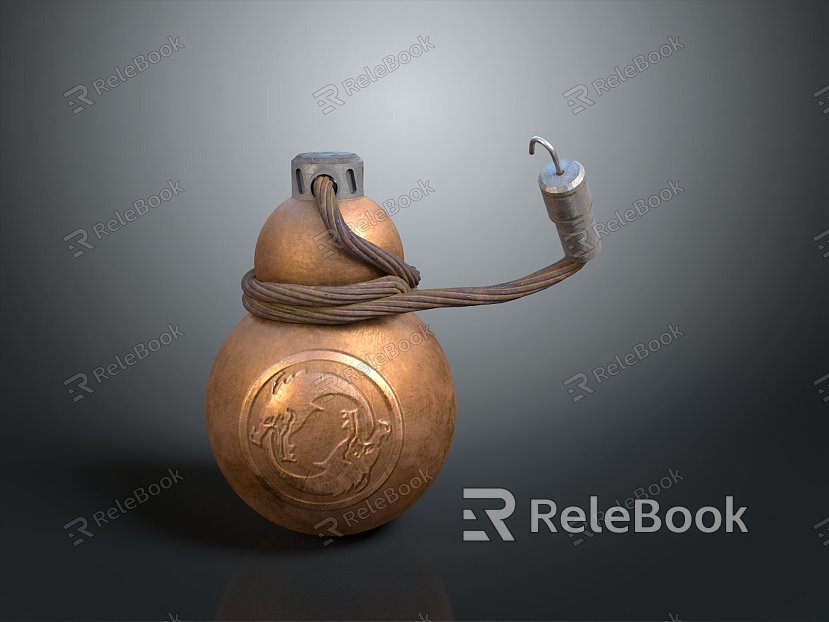 mine bomb mine naval mine suspended mine underwater mine military item military equipment model