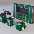 Green Industrial Equipment Featuring Control Panel And Operation Platform Structure