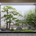 New Chinese Landscape Sketches Courtyard Sketches 3d model