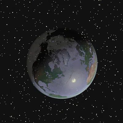 modern starry sky earth universe 3d model modern starry sky earth universe 3d model