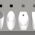 Modern urinal urinal 3d model