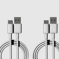 Modern data line 3d model