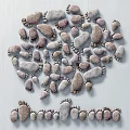 modern cobblestone palm 3d model
