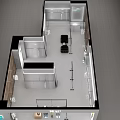 Modern Fashion Clothing Store Interior With Mannequins Hanging Apparel And Display Racks
